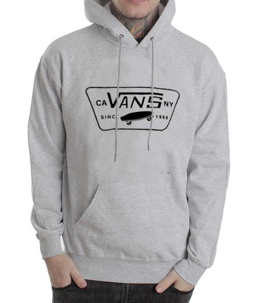 vans hoodie gray