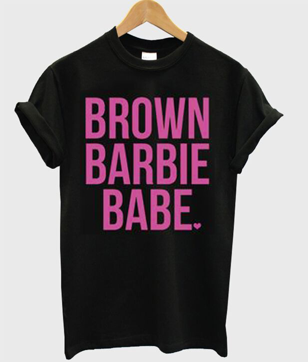 Brown Barbie Babe T-shirt