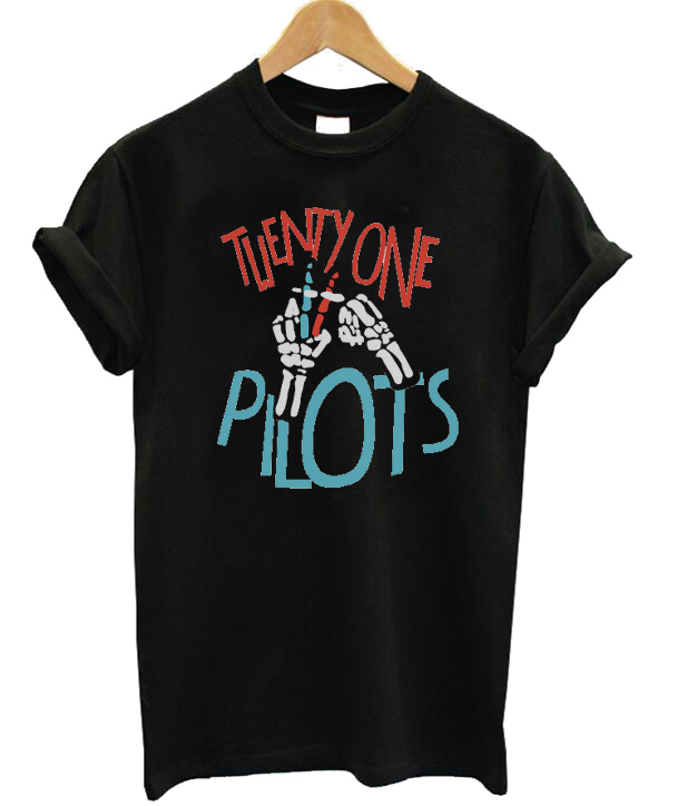 Twenty One Pilots Hands Skeleton T-shirt