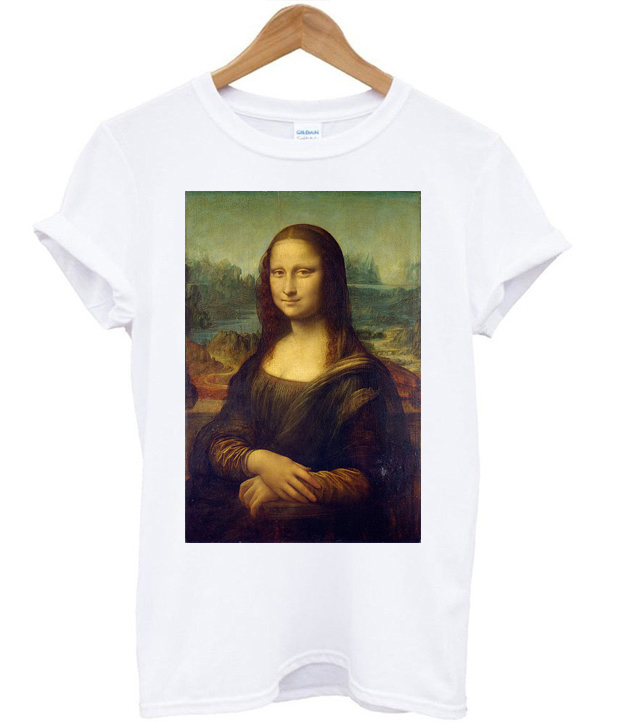 masked mona lisa shirt