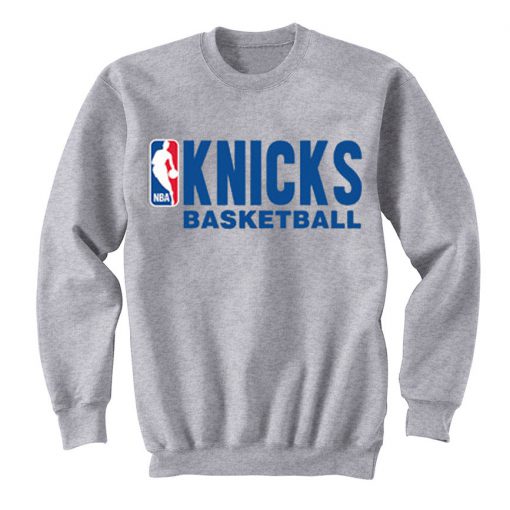 champion knicks basketball sweatshirt