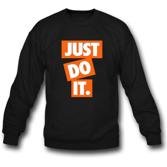 just do it white sweatshirt